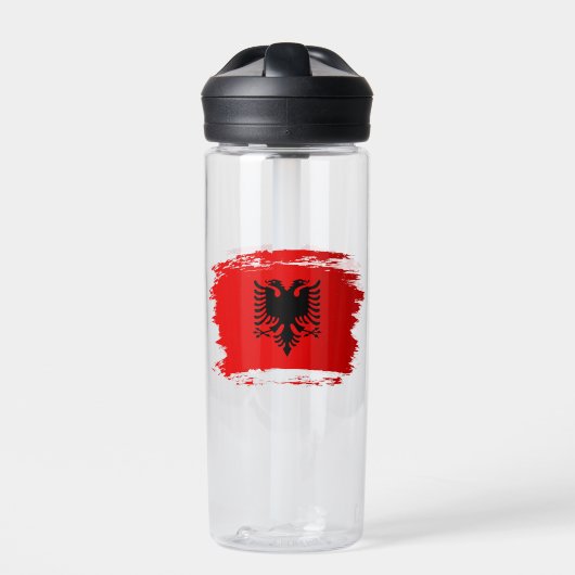 Bouteille D'eau Drapeau albanais (Extérieur)