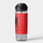 Bouteille D'eau Drapeau albanais patriotique (Arrière)