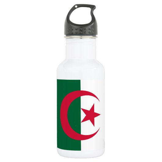 Bouteille D'eau Drapeau algérien patriotique (Devant)