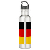 Bouteille D'eau Drapeau allemand (Allemagne) (Dos)