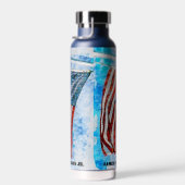 Bouteille D'eau Drapeau américain (Plage)