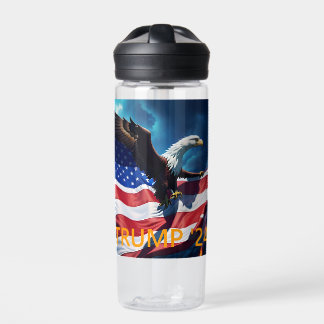 Bouteille D'eau Drapeau américain Aigle TRUMP 2024