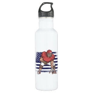Bouteille D'eau Drapeau américain Fan Jersey Shirt USA