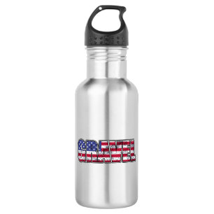 Bouteille D'eau Drapeau américain Gravel Cycling
