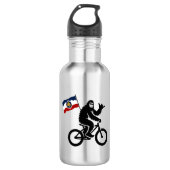 Bouteille D'eau Drapeau Bigfoot Cycling Utah (Devant)