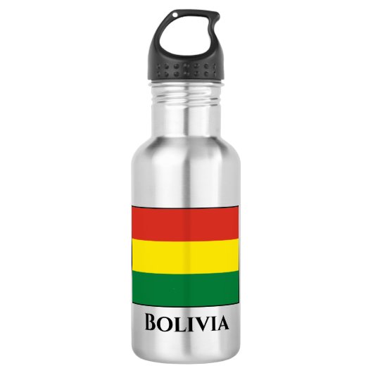 Bouteille D'eau Drapeau bolivien (Devant)