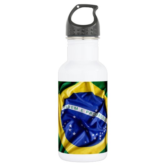 Bouteille D'eau Drapeau brésilien (Devant)