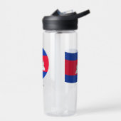 Bouteille D'eau Drapeau cambodgien, Cambodge patriotique (Gauche)
