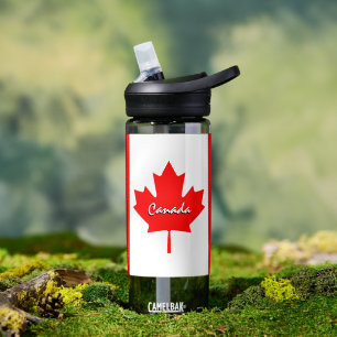 Bouteille D'eau Drapeau canadien patriotique