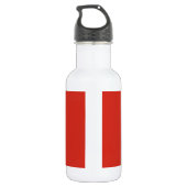 Bouteille D'eau Drapeau canadien patriotique (Dos)