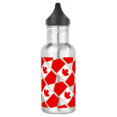 Bouteille D'eau Drapeau canadien patriotique personnalisé (Gauche)