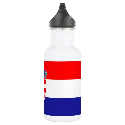 Bouteille D'eau Drapeau croate (Droite)