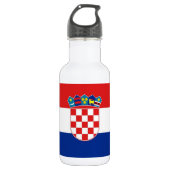 Bouteille D'eau Drapeau croate Liberty Bottle (Devant)