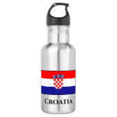 Bouteille D'eau Drapeau Croatie (Devant)