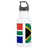 Bouteille D'eau Drapeau d'Afrique du Sud (Dos)