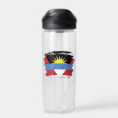 Bouteille D'eau Drapeau d'Antigua-et-Barbuda (Arrière)
