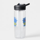 Bouteille D'eau Drapeau d'Aruba (Gauche)