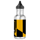 Bouteille D'eau Drapeau de Baltimore, Maryland en acier inoxydable (Droite)