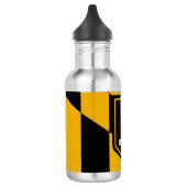 Bouteille D'eau Drapeau de Baltimore, Maryland en acier inoxydable (Gauche)