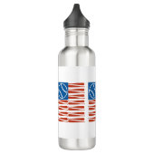 Bouteille D'eau Drapeau de baseball (Gauche)