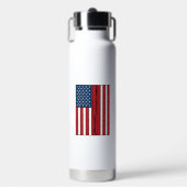 Bouteille D'eau Drapeau de baseball en détresse Conception de vect (Salle de sport)