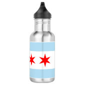 Bouteille D'eau Drapeau de Chicago, l'Illinois (Droite)