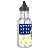 Bouteille D'eau Drapeau de Detroit, Michigan Water Bottle (Gauche)