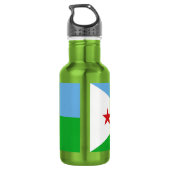 Bouteille D'eau Drapeau de Djibouti (Dos)