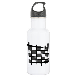 Bouteille D'eau Drapeau de emballage Checkered de brosse