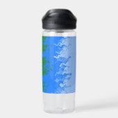 Bouteille D'eau Drapeau de fierté abstrait omniromantique tripant (Arrière)