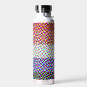 Bouteille D'eau Drapeau de fierté Cupioromantique Abstrait Tripant (Gauche)