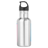 Bouteille D'eau Drapeau de fierté de jeu d'âge (Dos)