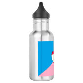 Bouteille D'eau Drapeau de fierté de jeu d'âge (Gauche)