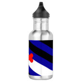 Bouteille D'eau Drapeau de fierté de jeu de chiots de SlipperyJoe (Droite)