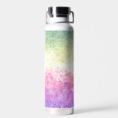 Bouteille D'eau Drapeau de Fierté Genderdoe Abstrait Boho Trippy (Arrière)
