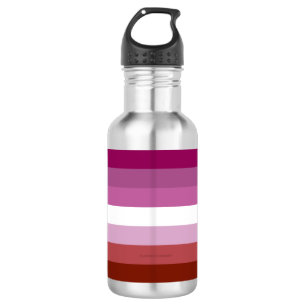 Bouteille D'eau Drapeau de fierté lesbienne de SlipperyJoe féminin