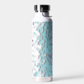 Bouteille D'eau Drapeau de fierté multisexuel funky trippy ondulé (Gauche)