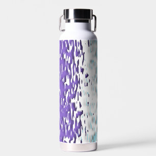Bouteille D'eau Drapeau de fierté multisexuel funky trippy ondulé