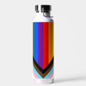 Bouteille D'eau Drapeau de fierté Progress Pride de SlipperyJoe's (Gauche)