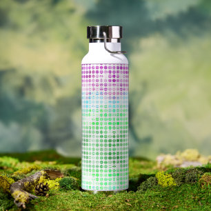 Bouteille D'eau Drapeau de fierté Toric abstrait boho éclectique G