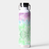 Bouteille D'eau Drapeau de fierté Toric abstrait boho éclectique G (Avant)