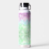 Bouteille D'eau Drapeau de fierté Toric abstrait boho éclectique G (Arrière)