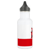 Bouteille D'eau Drapeau de Gibraltar (Gauche)
