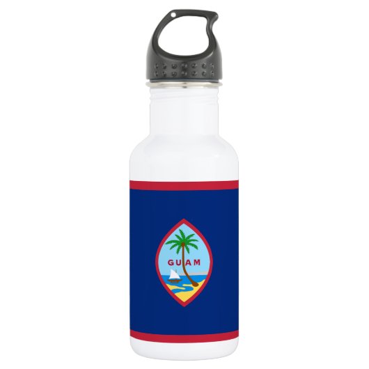 Bouteille D'eau Drapeau de Guam (Devant)