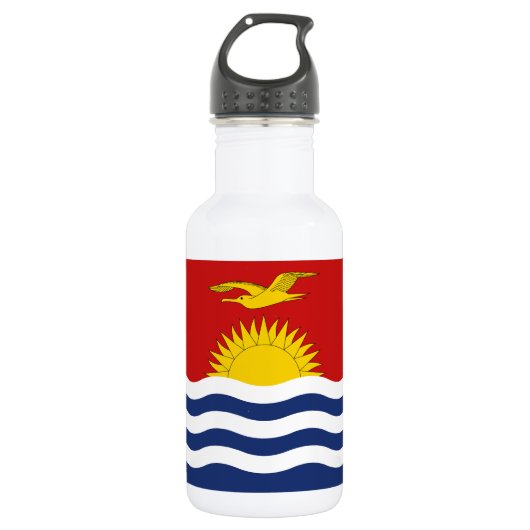 Bouteille D'eau Drapeau de Kiribati (Devant)