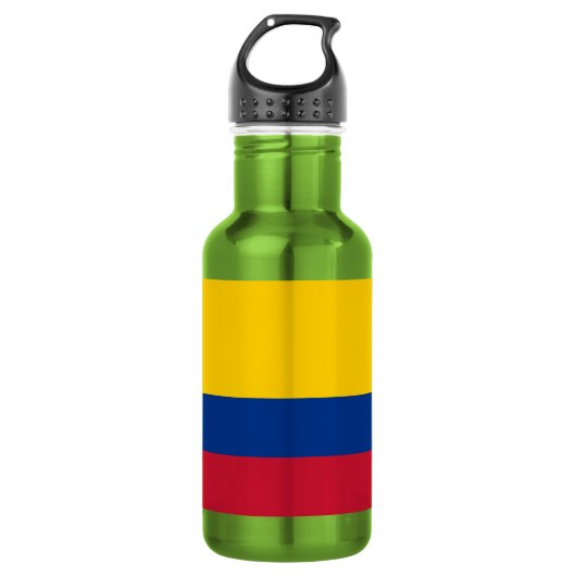 Bouteille D'eau Drapeau de la Colombie (Devant)