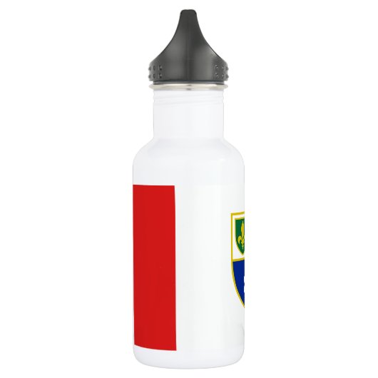 Bouteille D'eau Drapeau de la Fédération de Bosnie (Gauche)