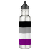 Bouteille D'eau Drapeau de la fierté sexuelle (Droite)