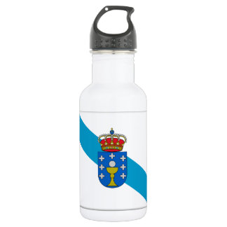 Bouteille D'eau Drapeau de la Galicie (Espagne)