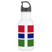 Bouteille D'eau Drapeau de la Gambie (Dos)